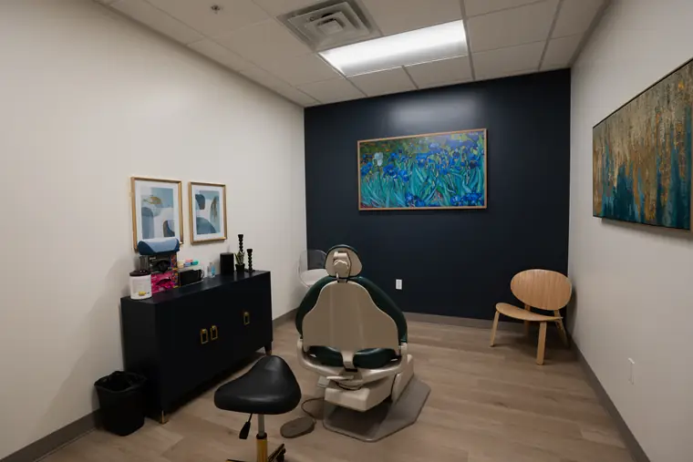 Private exam room