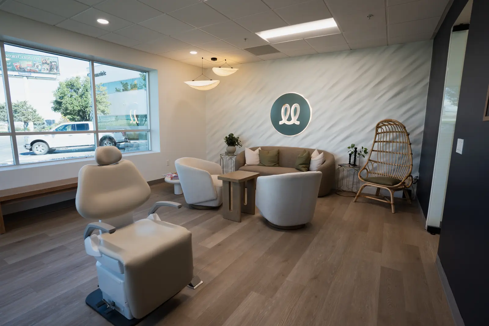 Family treatment room at Toothpillow Breathing and Sleep Center in Draper, Utah