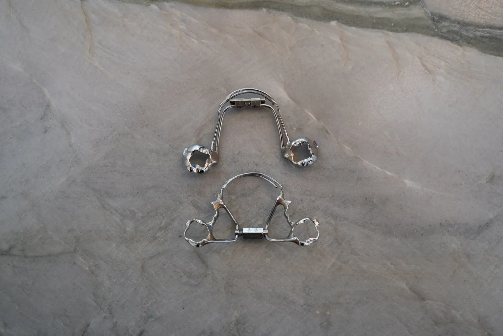 Two fixed rapid palatal expanders in RPE and Hyrax style at Toothpillow Breathing & Sleep Center in Draper, Utah